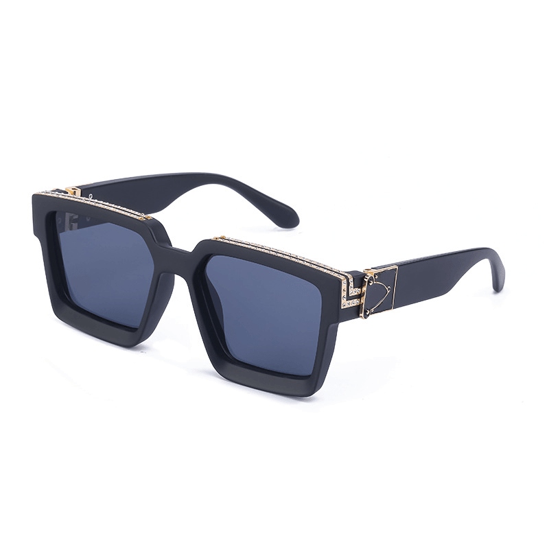 Diamond-Studded Big Square Sunglasses Women - MRSLM