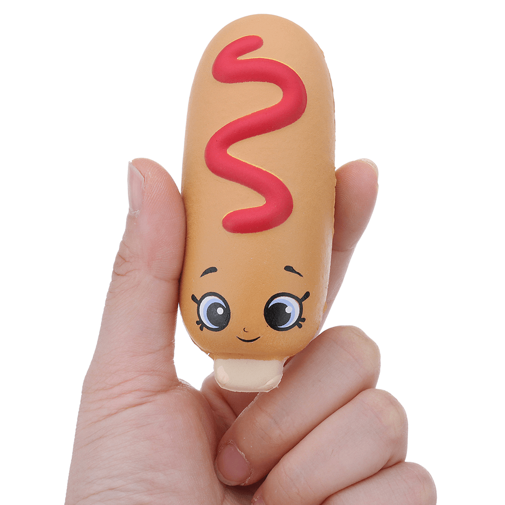 Hot Dog Squishy 8CM Slow Rising with Packaging Collection Gift Soft Toy - MRSLM