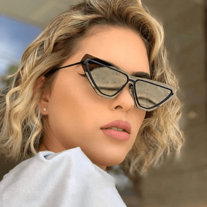 Fashion Rimless One-Piece Sunglasses Women - MRSLM