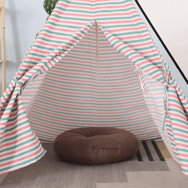 Indoor Children Kids Play Tent Teepee Wigwam Gift Pretend Playhouse Sleeping Dome Toys Castle Cubby - MRSLM