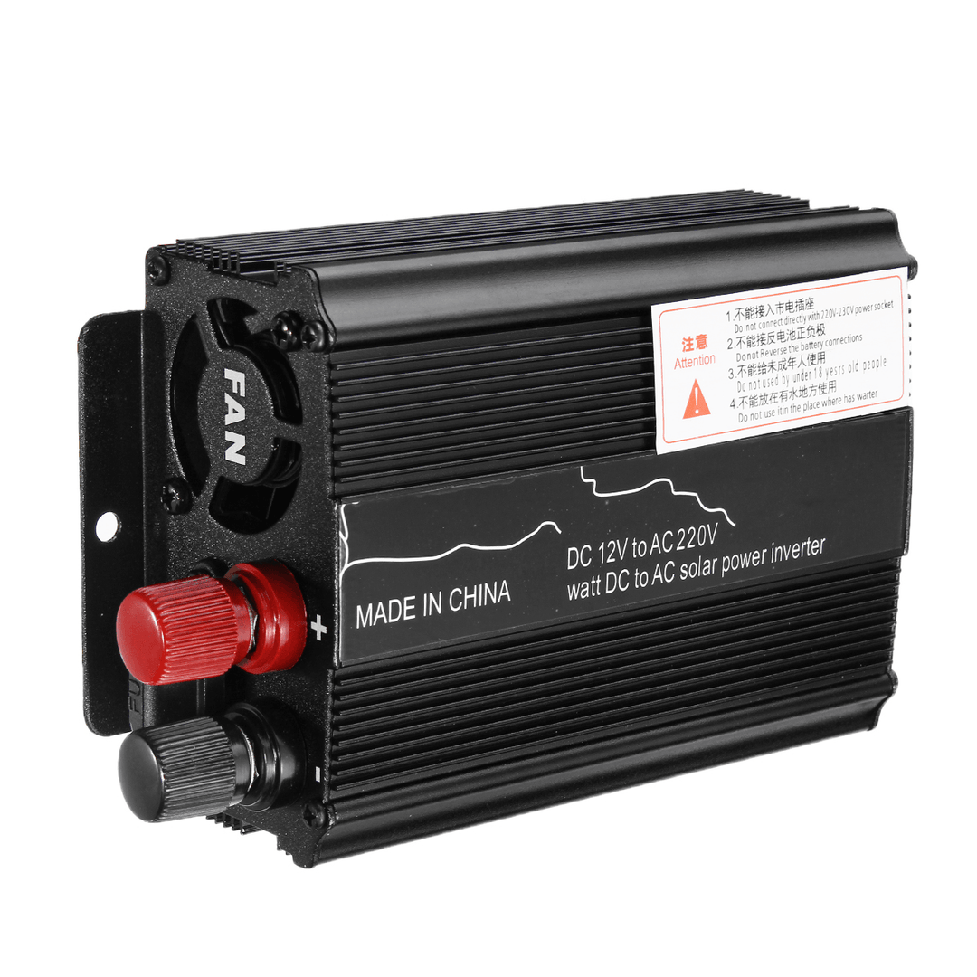 Solar Power Inverter USB Modified Sine Wave Converter DC 12V to AC 220V Car Power Inverter Charger Adapter - MRSLM