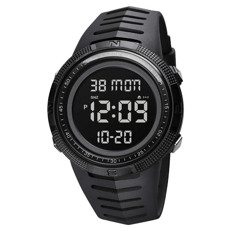 SKMEI 1632 Sport Watch Date Week Display Chronograph Stopwatch Waterproof LED Night Digital Watch - MRSLM