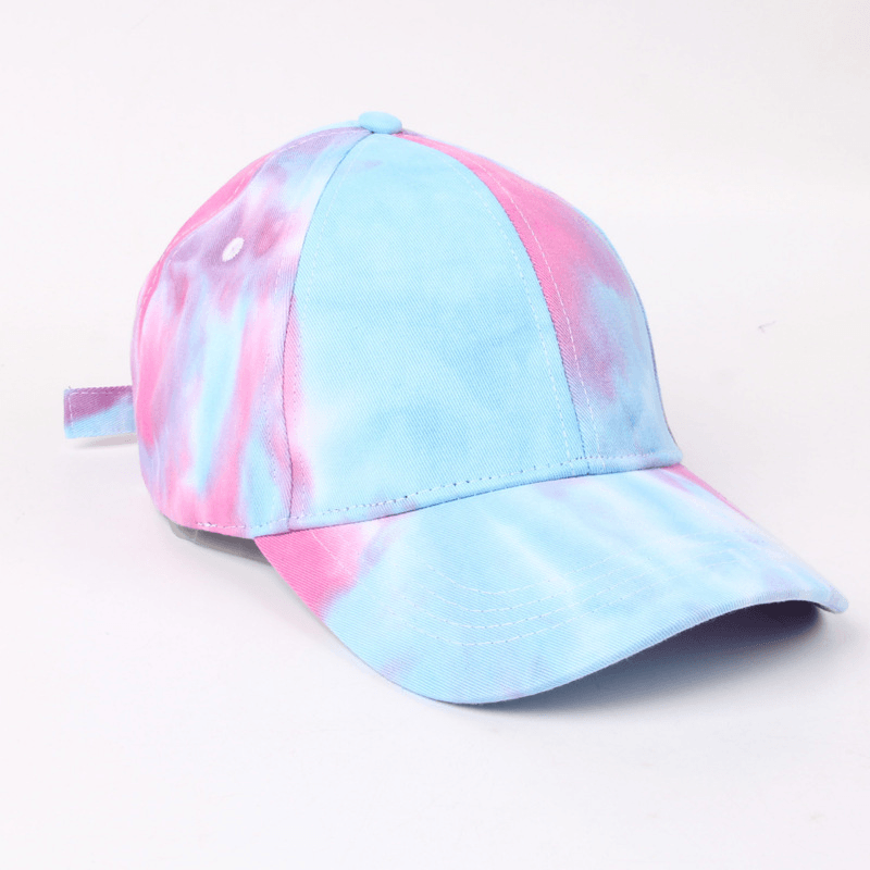 American Baseball Cap Men'S Cross-Border Tie-Dye Fashion Outdoor Hat Ladies Big Cap - MRSLM