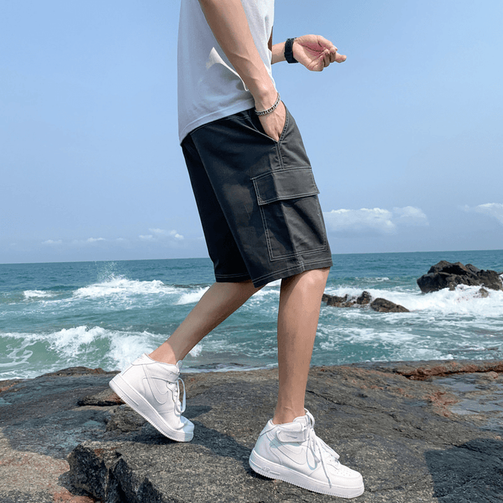 Work Shorts Men'S Summer Hong Kong Style - MRSLM