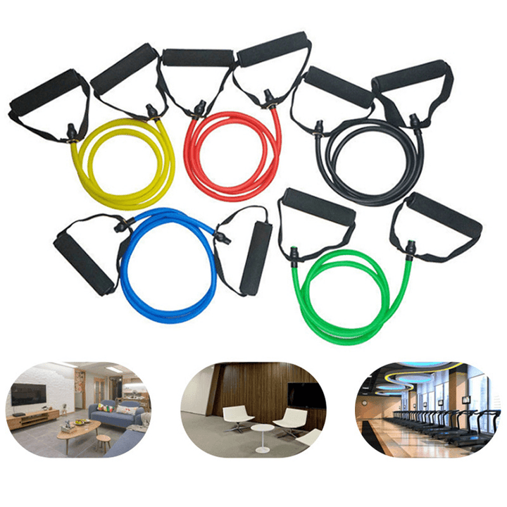 25Ib Resistance Bands Home Multi-Function Leg Arm Expansion Strength Training Elastic Yoga Band - MRSLM