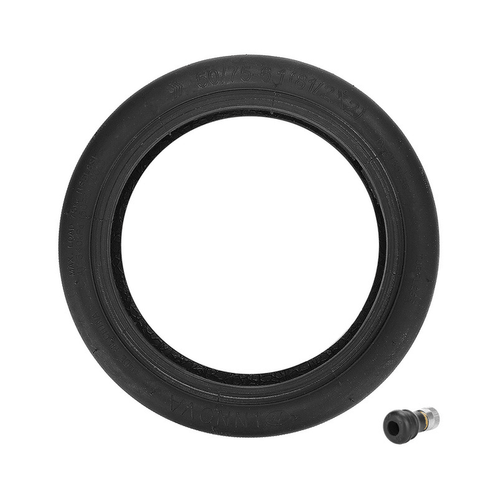 1 Pcs 8.5Inch 50/75-6.1 Electric Scooter Vacuum Tire Replacement Explosion Proof Anti-Slip Wear Resistant Tire with Air Nozzle - MRSLM