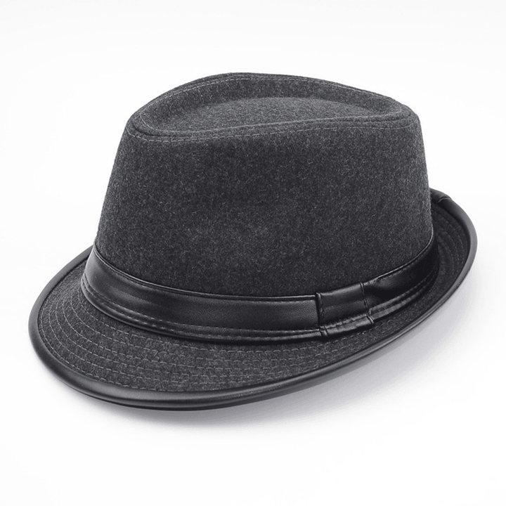 British Fashion Men Woolen Top Hat - MRSLM