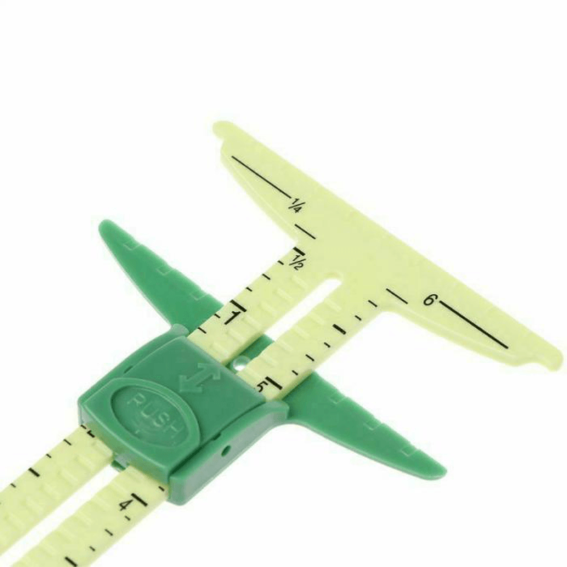 5 in 1 Sliding Gauge Measuring Sewing Tool Caliper Multi-Function Quilting Craft Tool - MRSLM