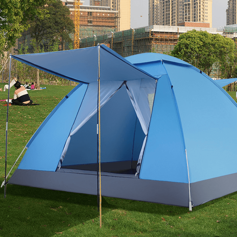 For 4 Person 2*2*1.25M Automatic Set up Family Outdoor Camping Tent UV Proof Camp Tents Ultralight Instant Shade Tent - MRSLM