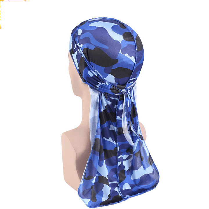 Faux Silk Camouflage Bandage Pirate Hat - MRSLM