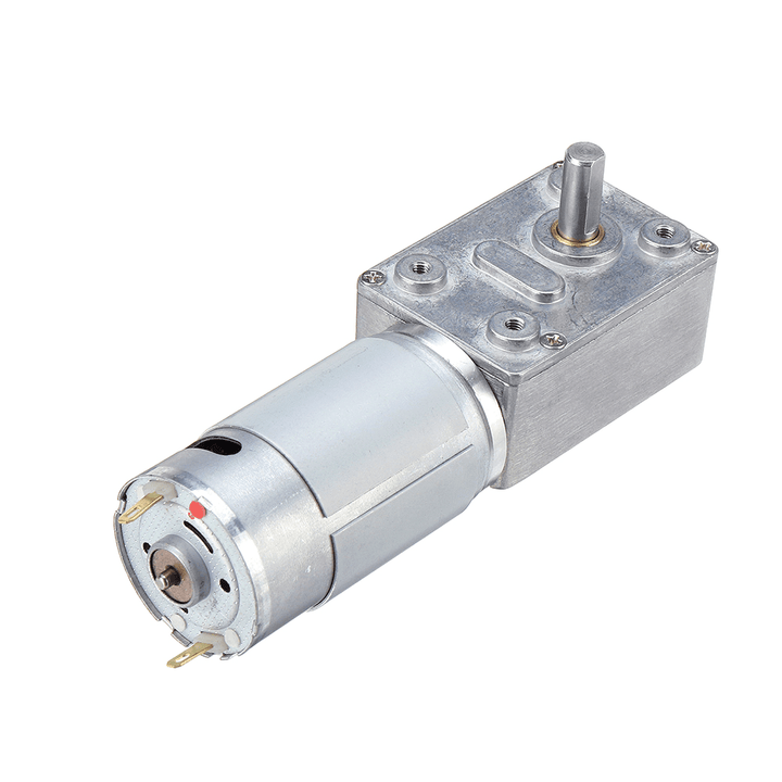 JGY395 DC 12V 5/20/40/70/100Rpm High Torque Turbo Worm Geared Motor Gear Reducer Motor - MRSLM