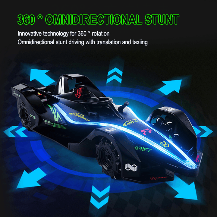 Wireless Remote Control Charging Spray Light Racing Toy - MRSLM