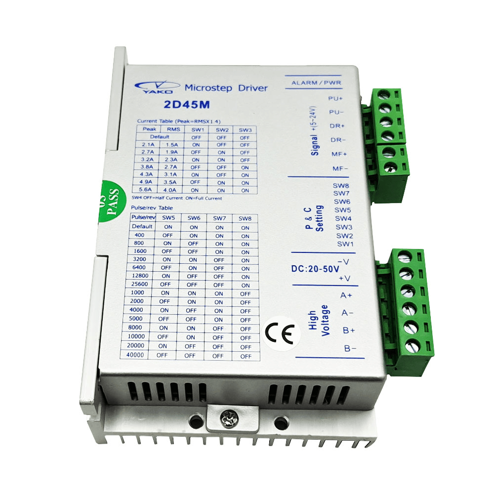 YAKO 2D45M 2 Phase Stepper Motor Driver 32-Bit DSP Control Stepper Motor Driver - MRSLM