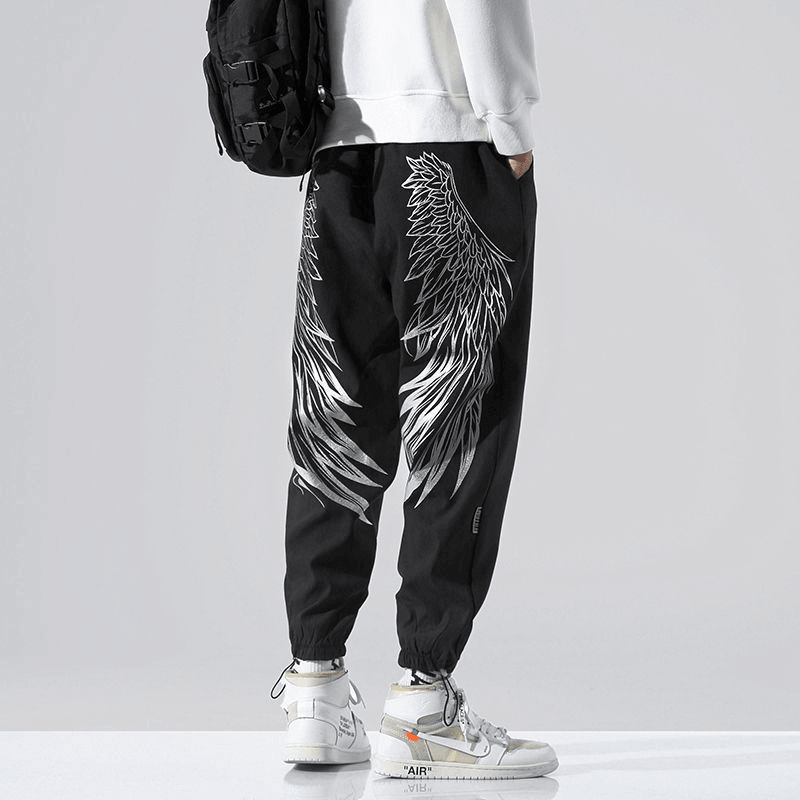 Men'S Printed Loose Harem Casual Trousers - MRSLM