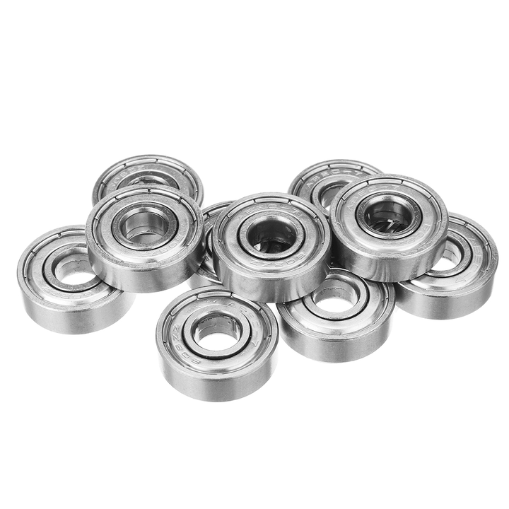 10Pcs High Carbon Steel Bearing 608ZZ Miniature Double Shielded Ball Bearing - MRSLM