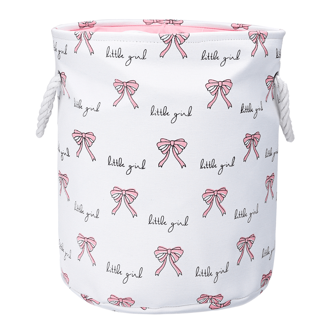 Foldable Kids Toy Clothes Storage Bag Printed Laundry Hamper Clothes Washing Baskets Laundry Basket - MRSLM