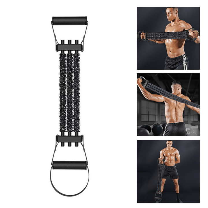 MIKING Multifunction Chest Expander 45/60/90Lb Arm Chest Strength Trainer Resistance Bands Home Gym Fitness - MRSLM