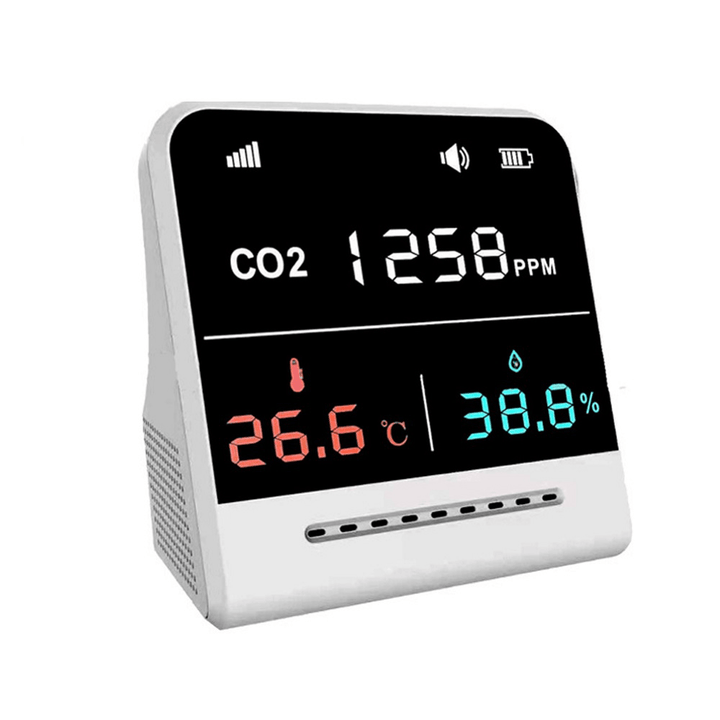 CO2 LCD Meter Sensor Carbon Dioxide Detector Air Quality Monitor Temperature Humidity Meter Gas Analyzer - MRSLM