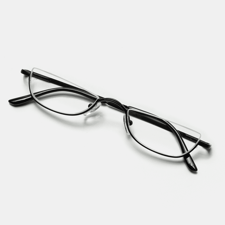 2 Color Half Frame Half Arc Frame Reading Glasses - MRSLM