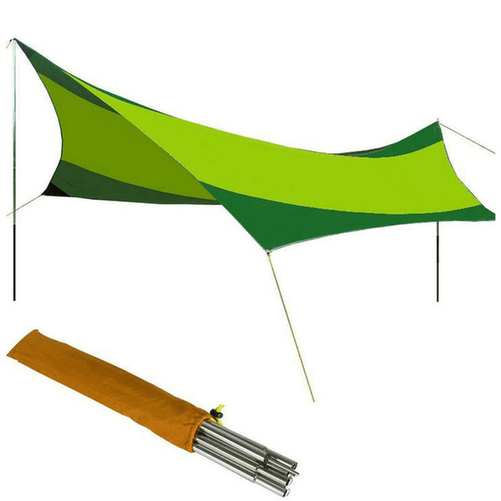 FLYTOP 5-8 People anti UV Sun Shelter Set Beach Tent Waterproof Umbrella Awnings Tent Outdoor Camping Fishing Hiking - MRSLM