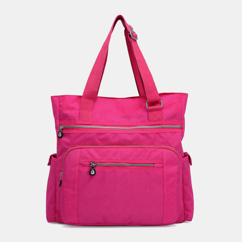 Women Large Capacity Nylon Waterproof Handbag Shoulder Bag for Outdoor Travel - MRSLM