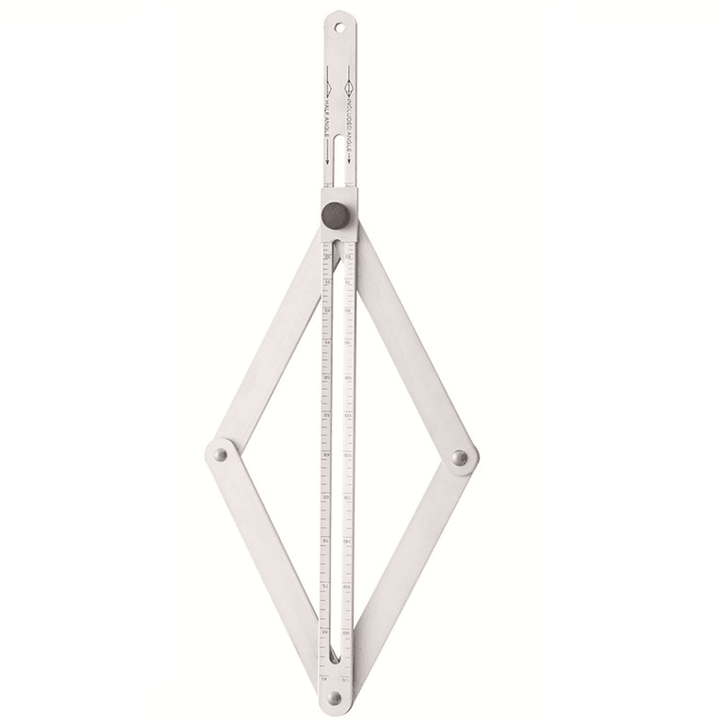 Aluminum Alloy Angle Ruler Multi-Function Folding Ruler Four-Side Parallel Ruler Multi-Angle Ruler - MRSLM