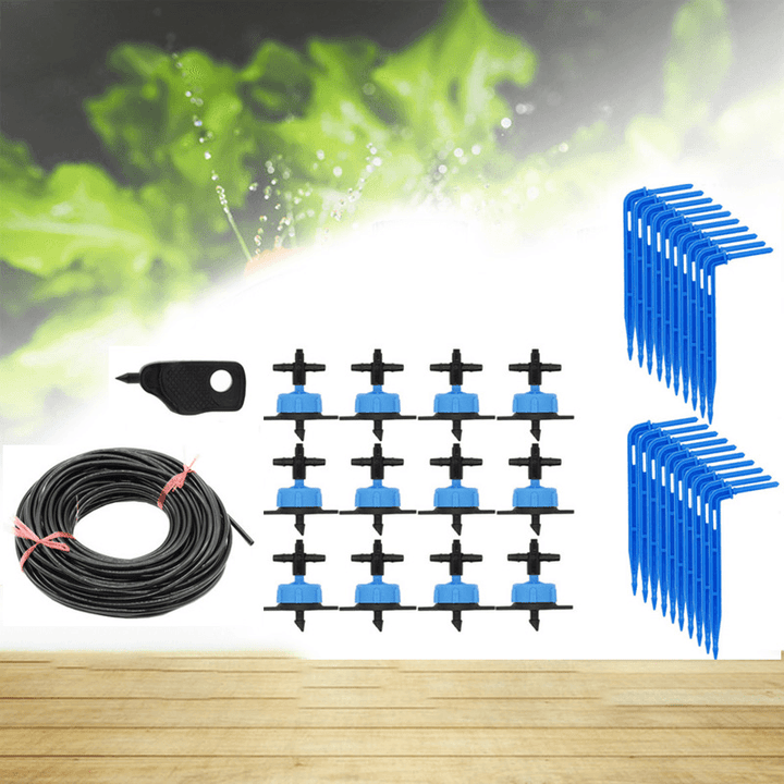 20Set Greenhouse Drip Irrigation 4-Way Drip Arrow 2-Way Transmitter Irrigation System Potted Plants with Greenhouse - MRSLM