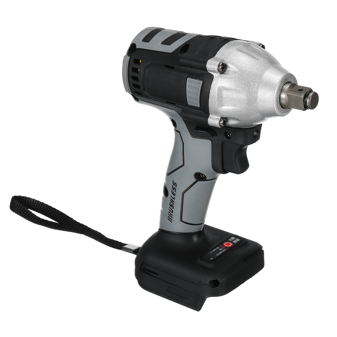 Gray Cordless Brushless Impact Wrench Drill Drive Machine for Makita 18V Battery - MRSLM