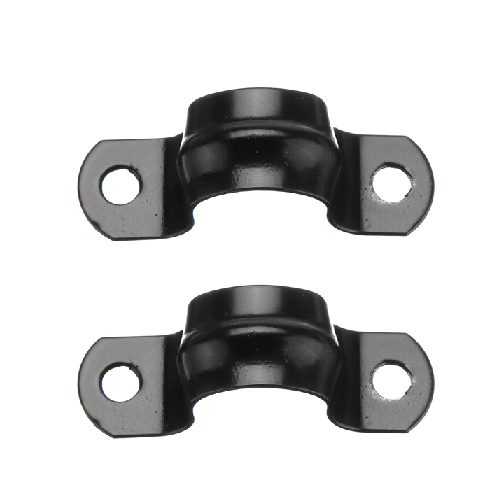 2Pcs DIY Pipe Shelf 16/20/24Cm Black Shelf Bracket Wall Home Clothes Hanger - MRSLM