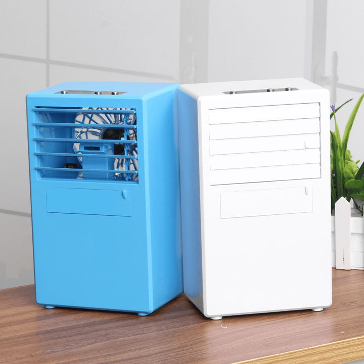 24W 24V Portable Air Conditioning Fan Low Noise 3 Wind Speeds Cooler Digitals Cooling System Timing Air Humidifier for Office - MRSLM