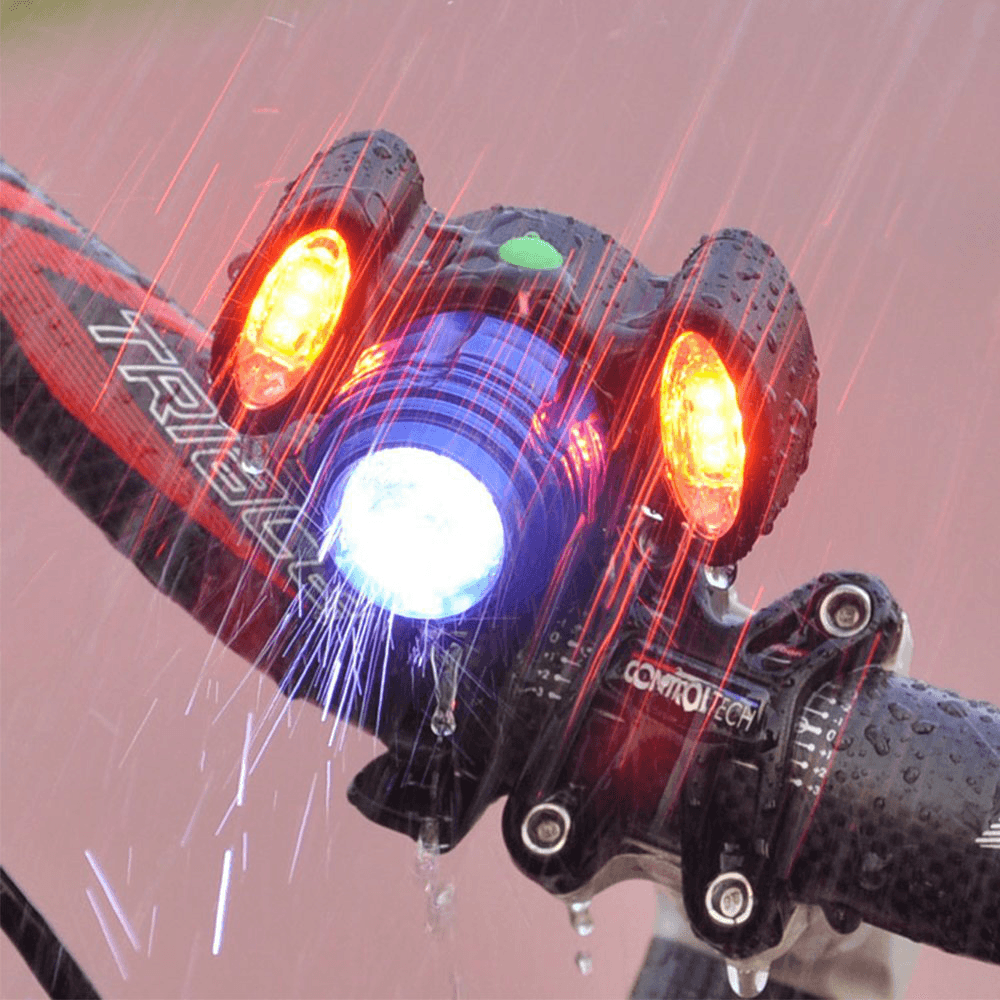 XANES 800LM T6 Bicycle Warning Light Zoomable IPX6 Waterproof Bike Front Light 4 Modes USB Charging - MRSLM