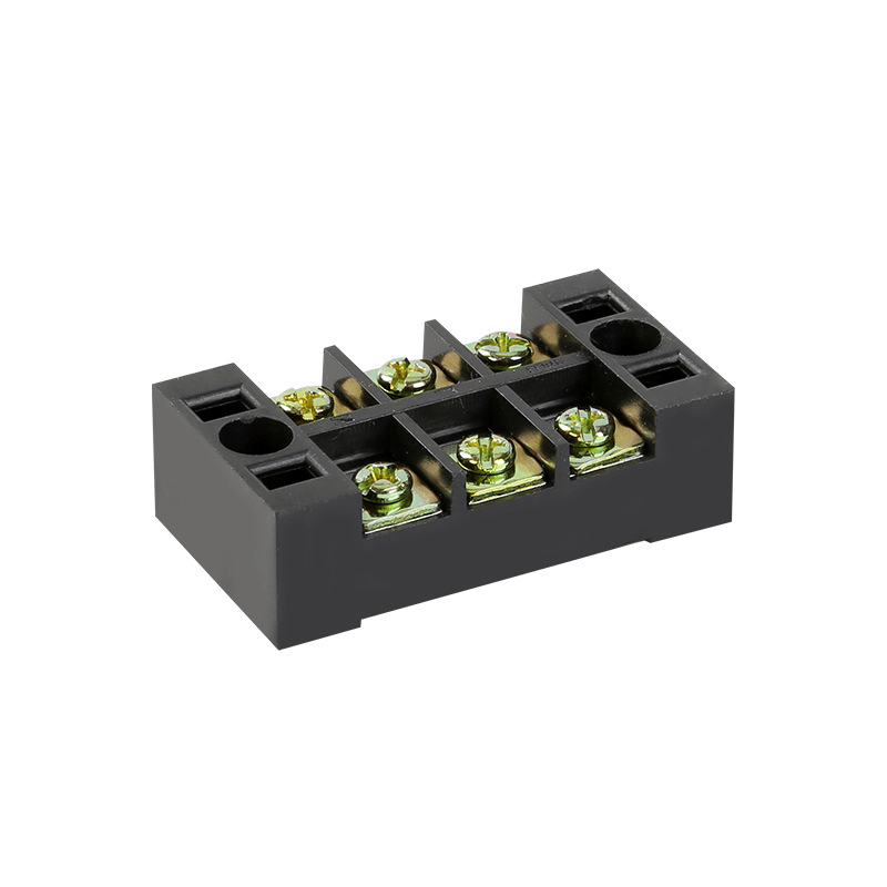 TB-2503 Fixed Terminal Block 600V 25A 3P Screw Terminal Modular Connector Terminal Block - MRSLM