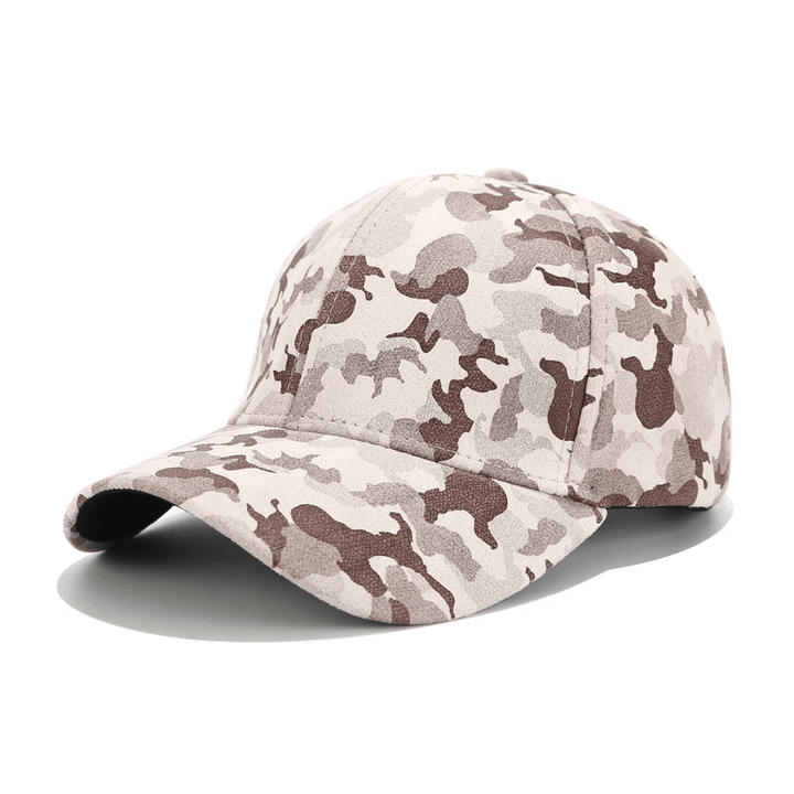 Fashion Simple Suede Camouflage Baseball Cap - MRSLM