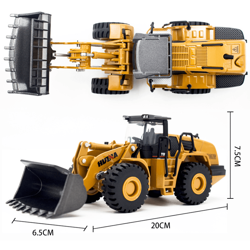 Alloy Engineering Vehicle Model Children'S Toy Car Bulldozer Shovel - MRSLM