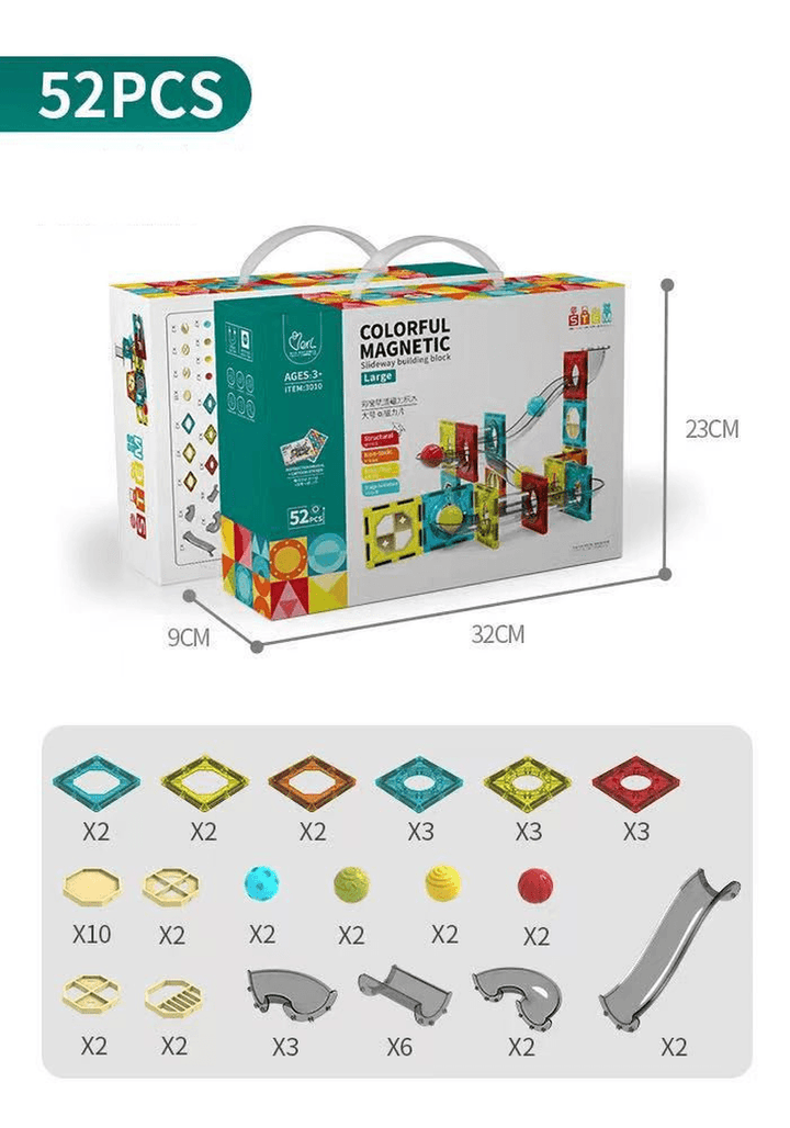 Magnetic Piece Building Block Set Variety Lifting Magnetic Assembling Piece Children'S Educational Toys - MRSLM