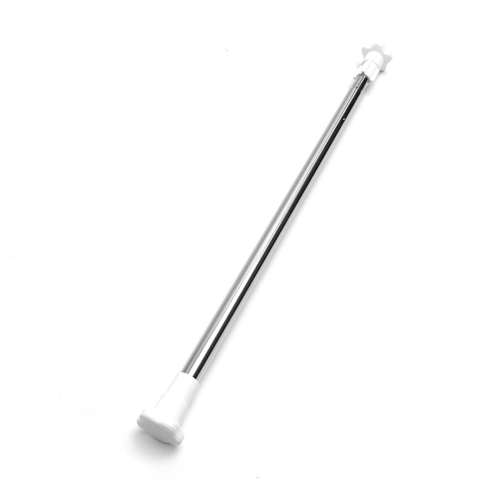 Curtain Rail Rod Pole Telescopic Extendable for Wardrobe Windows Doors Bathroom - MRSLM