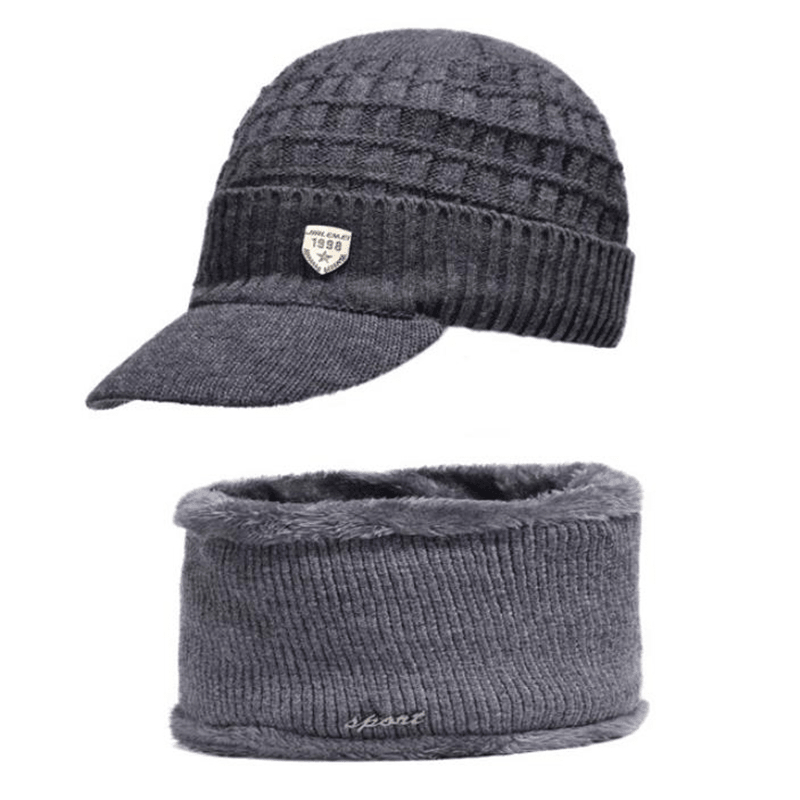 Knitted Hat Pleated Cap to Keep Warm - MRSLM