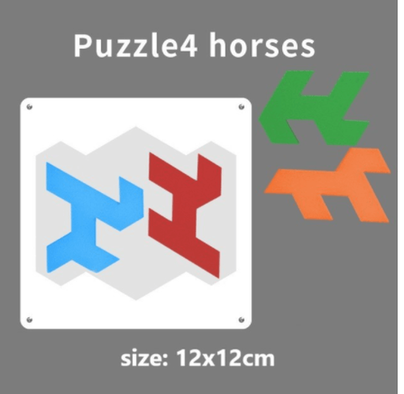 Children'S Acrylic Crystal Board Educational Jigsaw Puzzle - MRSLM