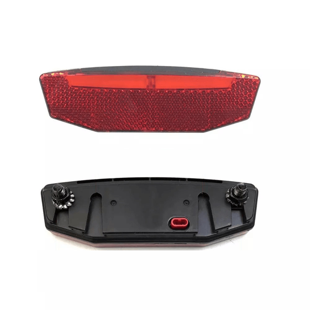 BIKIGHT 6-60V Ebike Rear Light/Tail Light LED Safety Warning Rear Lamp for E-Scooter SM Interface Connections - MRSLM