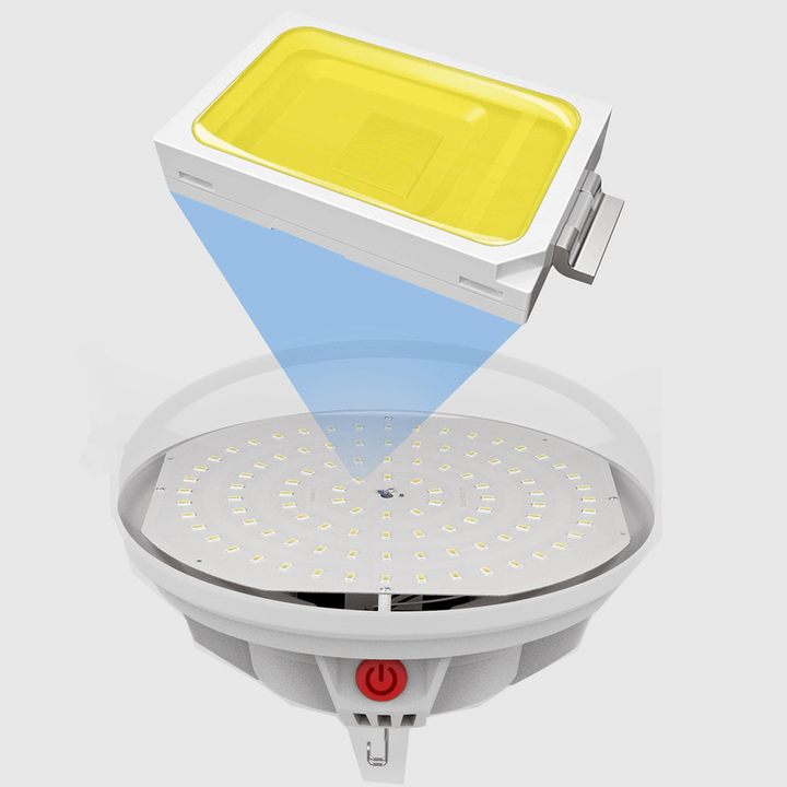 XANES® 30W/50W 1000 Lumen Tent Lamp Waterproof Camping Lantern Outdoor Camping Flood Light 60/100Leds Bulbs with Hooks - MRSLM