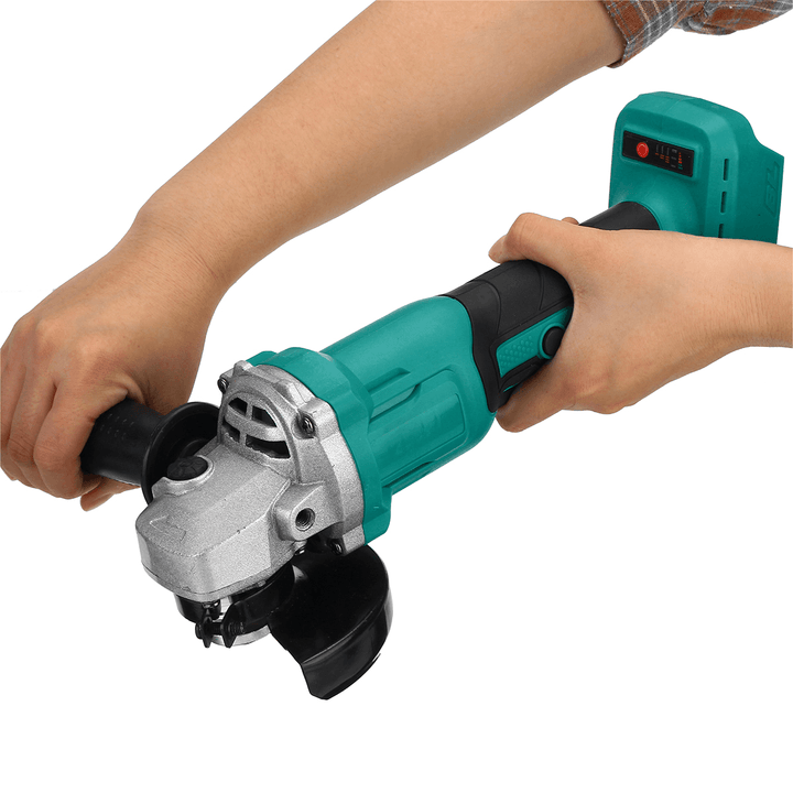 100Mm Brushless Electric Angle Grinder Grinding Machine Cordless DIY Woodworking Power Tool - MRSLM