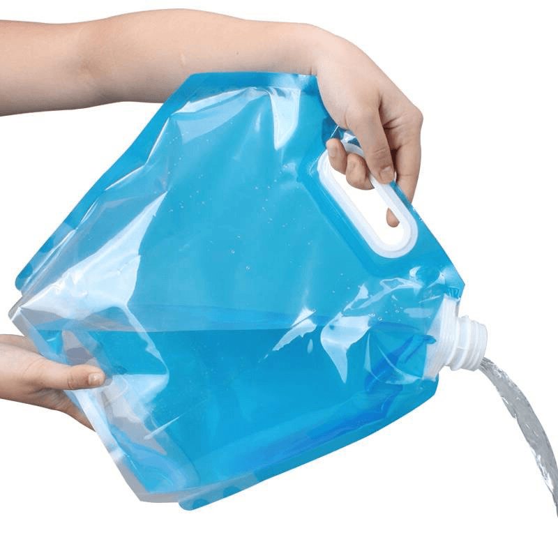 5L/10L Portabl Foldable Water Bags Collapsible Water Tank Cooking Picnic BBQ Water Container Bag Carrier Car Water Container - MRSLM