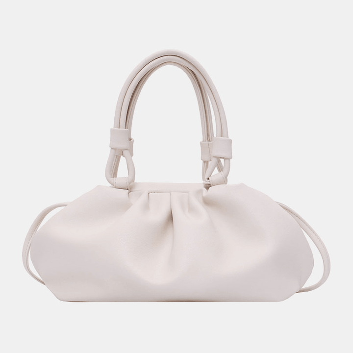 Women Solid Pouch Fashion Crossbody Bag Clutch Bag Dumpling Bag Ladies Bag - MRSLM