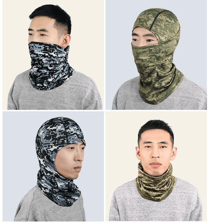 Outdoor Fleece Bib Cold and Haze Mask Riding Headgear - MRSLM