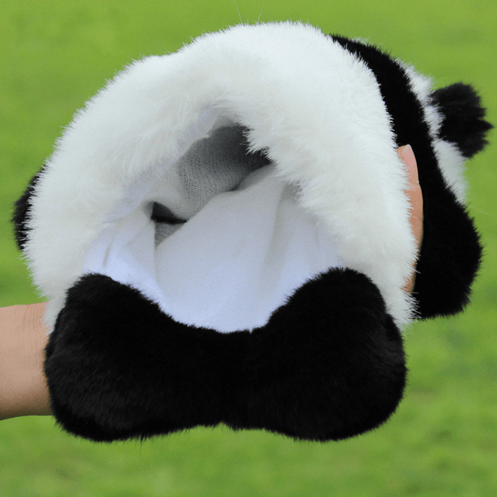 Baby Plush Toys Cute Cartoon Panda Hand Puppet Baby Kids Doll Plush Toy Hand Puppets Children Story - MRSLM