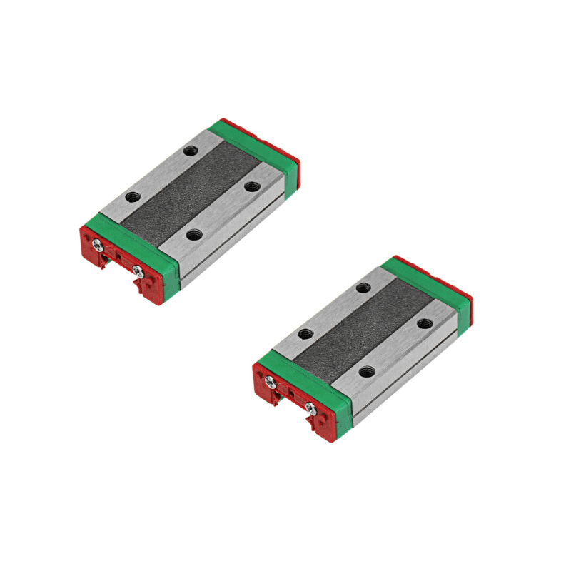 Machifit 500Mm Length MGN9 Linear Guide with 2Pcs MGN9H Linear Rail Block CNC Tool - MRSLM