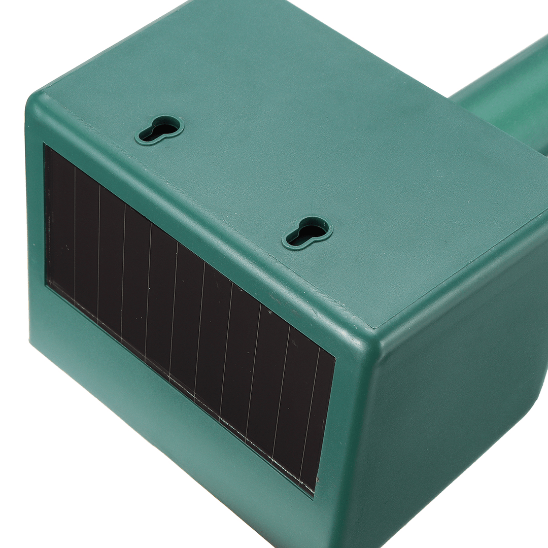 Solar Ultrasonic Vibrating Rodent Mole Solar Snake Repeller Sonic Wave Gopher Repeller Vole Cha-Ser Deterrent Animal Repeller - MRSLM