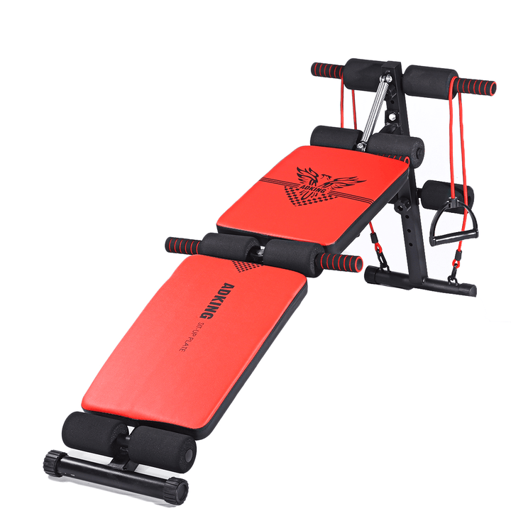 Adjustable Sit up Bench Abdominal Exercise Backrest Fitness Home Gym Workout Max Load 300Kg - MRSLM