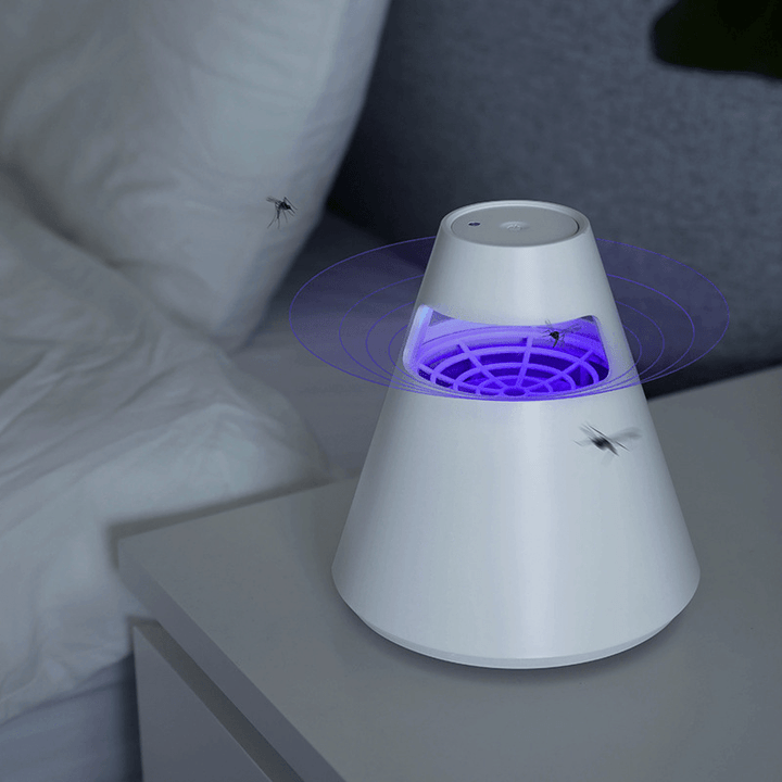 Mount Fuji Indoor LED Mosquito Dispeller Lamp Smart Light Sensor Photocatalyst Silent Insect Killer Lamp Fly Catcher - MRSLM