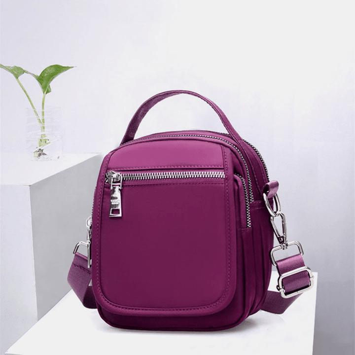 Women Mini Small Light Weight Waterproof Shoulder Bag Crossbody Bag Phone Bag - MRSLM